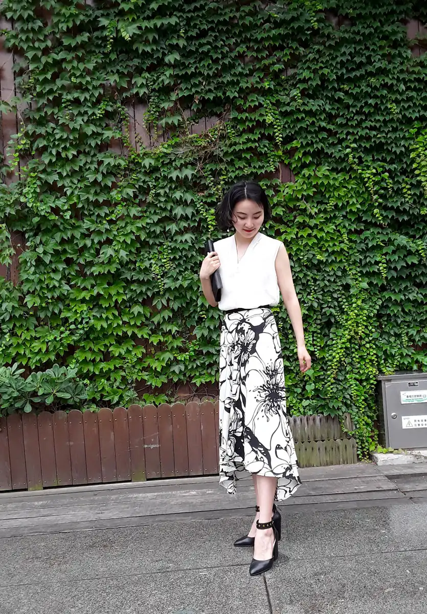 重磅真丝大摆半身裙